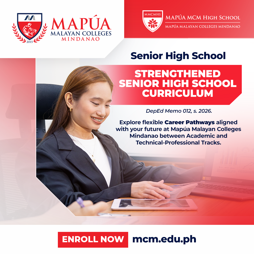 Mapúa Malayan Colleges Mindanao Facebook ad: A future made for you starts here.