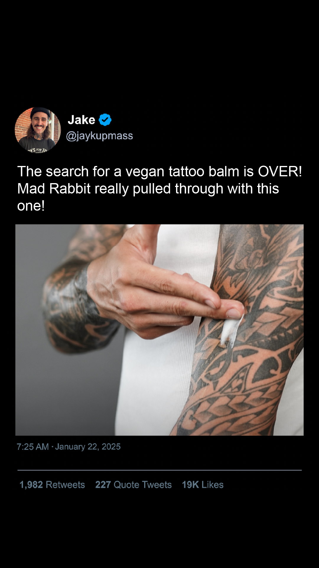 Mad Rabbit Tattoo Facebook ad