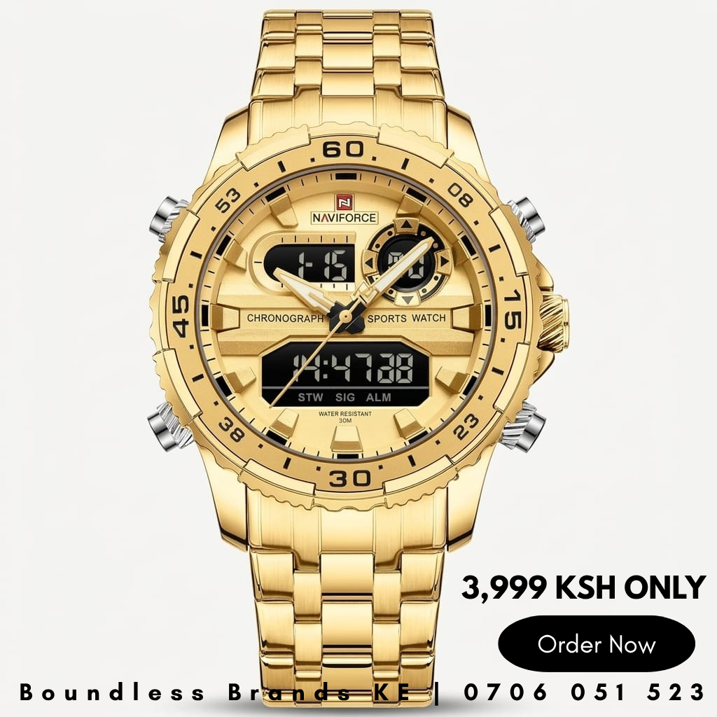 Boundless Brands Facebook ad: Naviforce Watch - 3,999KSH.