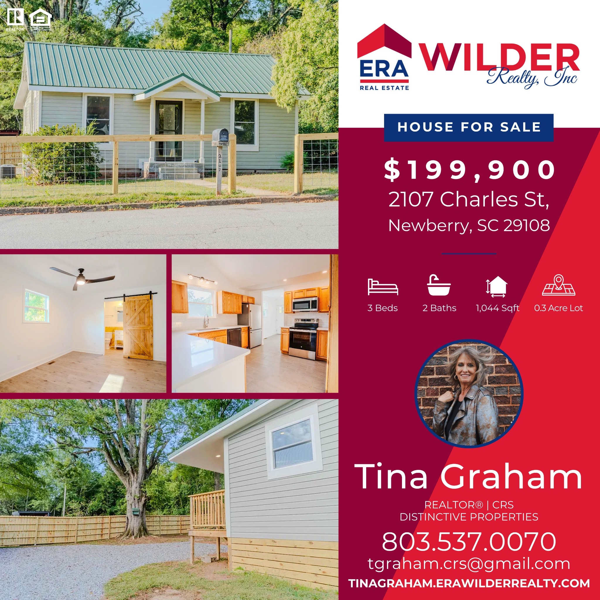 Tina Graham - ERA Wilder Realtor Facebook ad: Tina Graham