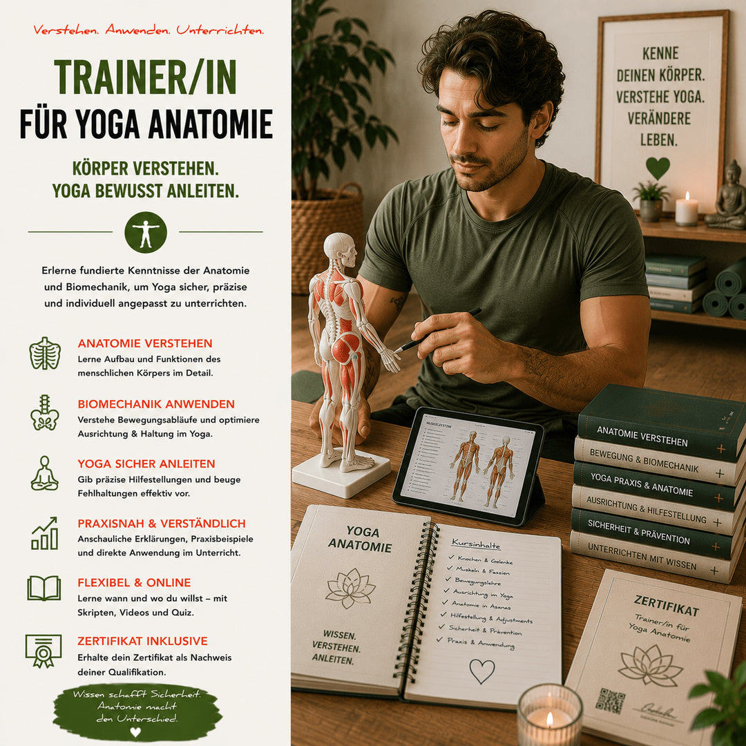 Yogalizenz.de Facebook ad: Starte deine Yoga-Ausbildung online