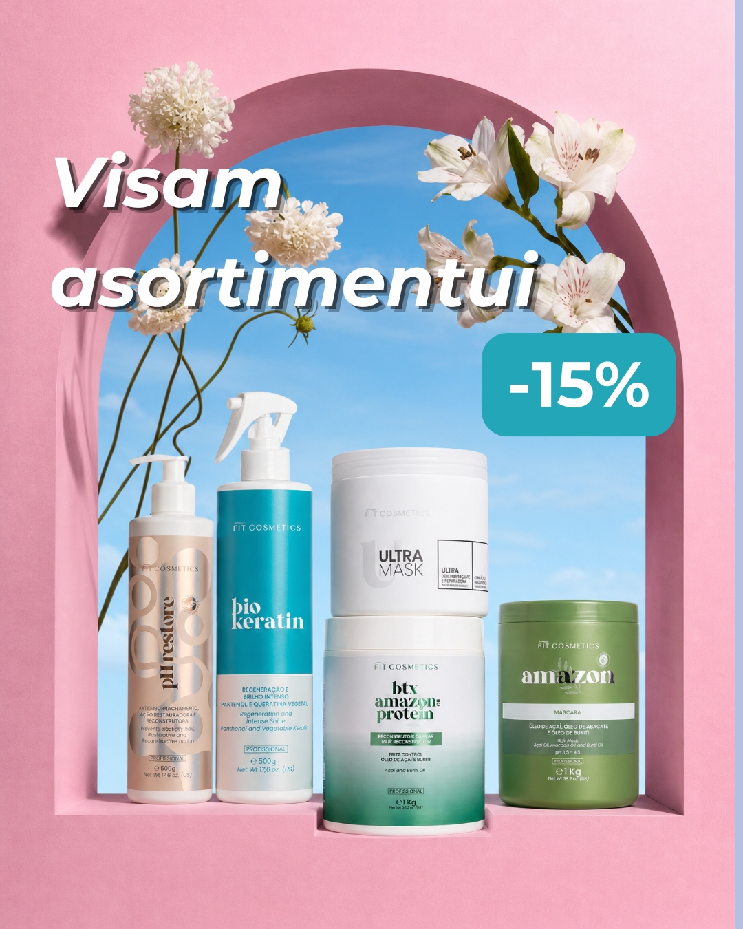 Fit Cosmetics Lietuva Facebook ad: Birželio mėnesio pasiūlymas!
