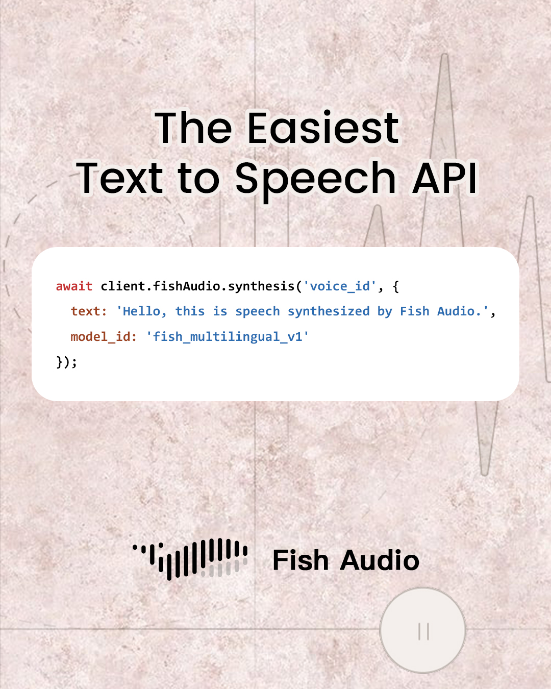 Fish Audio Facebook ad: Fish Audio | Trusted by 1,000,000+ Creators | Most…
