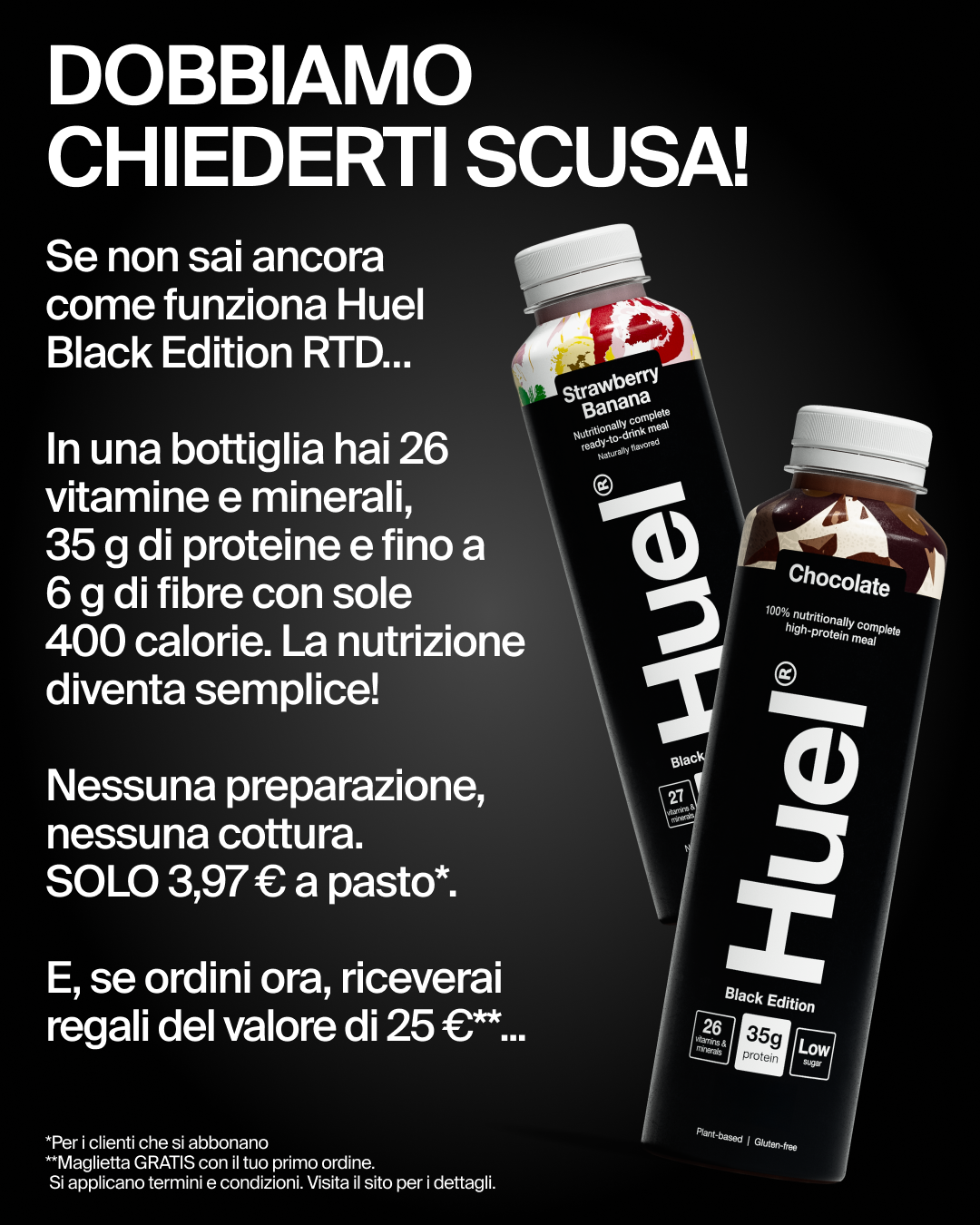 Huel Facebook ad