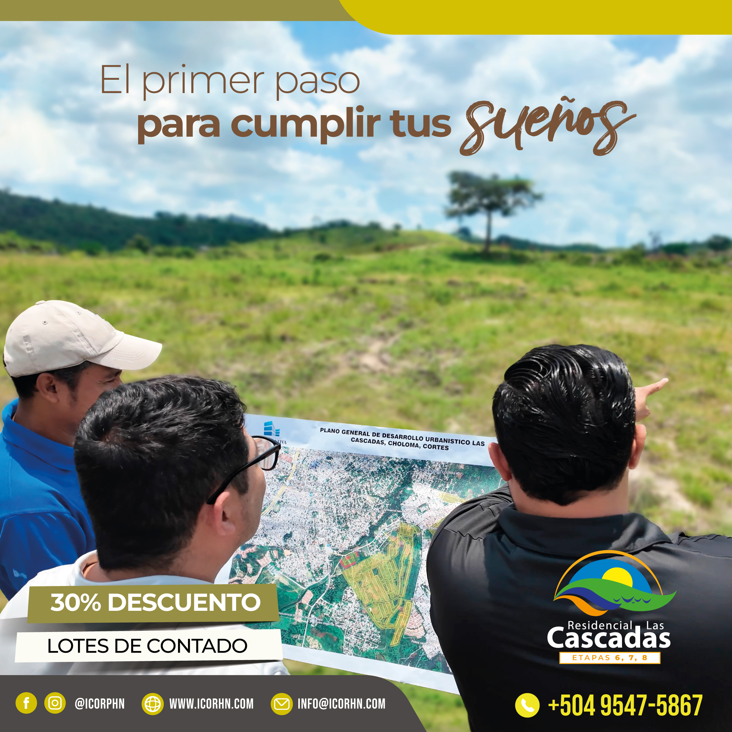 Inmobiliaria Corporativa Facebook ad: ¿Sueñas con construir tu casa en un lugar…