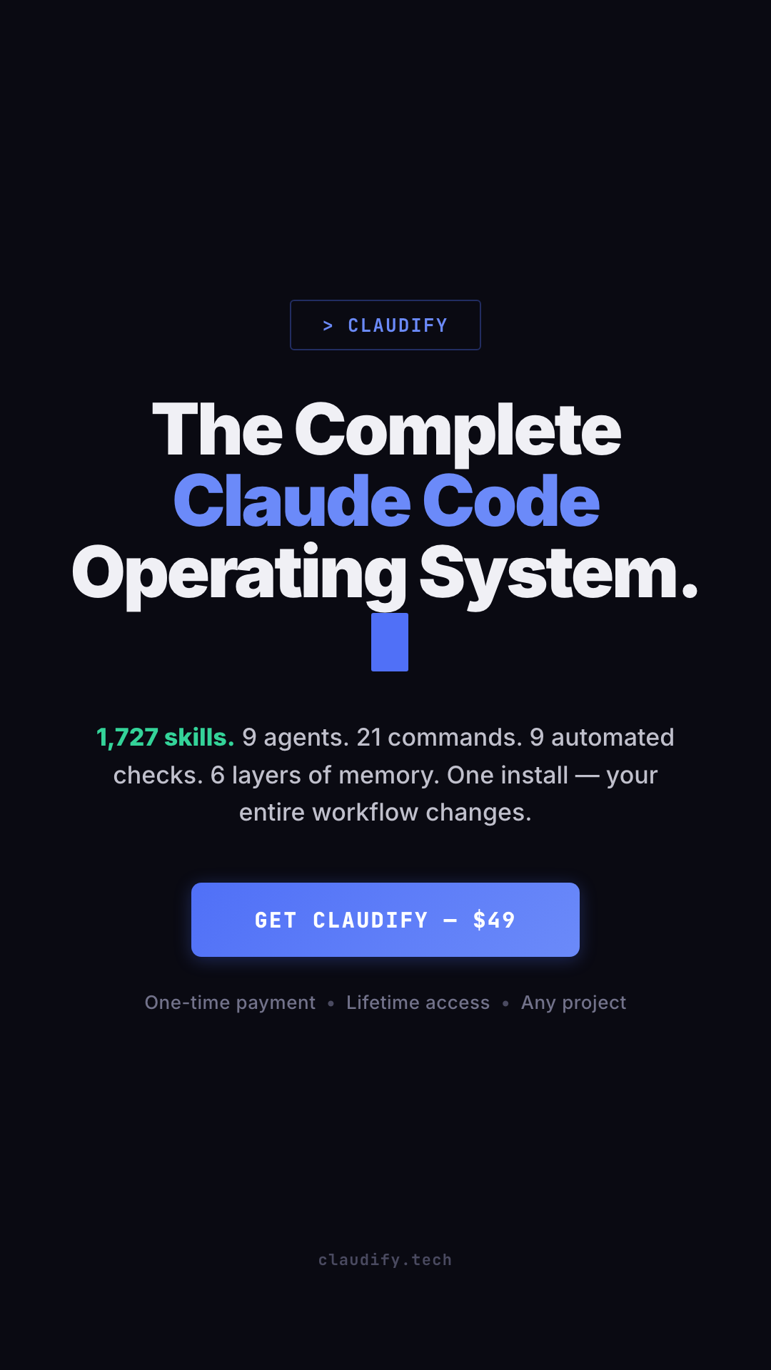 Claudify Facebook ad from Mar 11, 2026