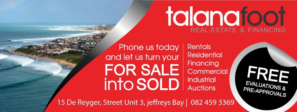Talana Foot Real Estate Jeffreys Bay Facebook ad