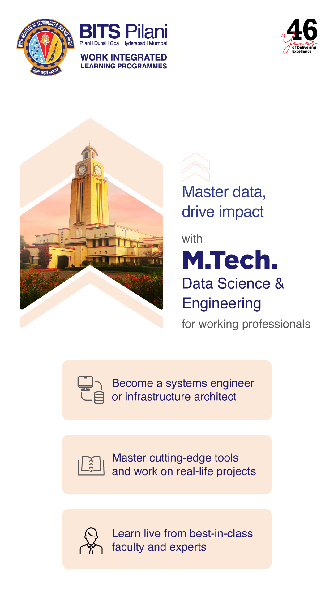 BITS Pilani Work Integrated Learning Programmes Facebook ad