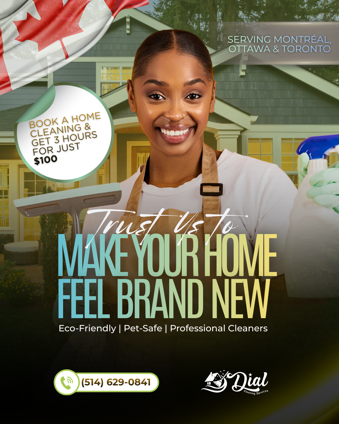 Dial Cleaning Services Facebook ad
