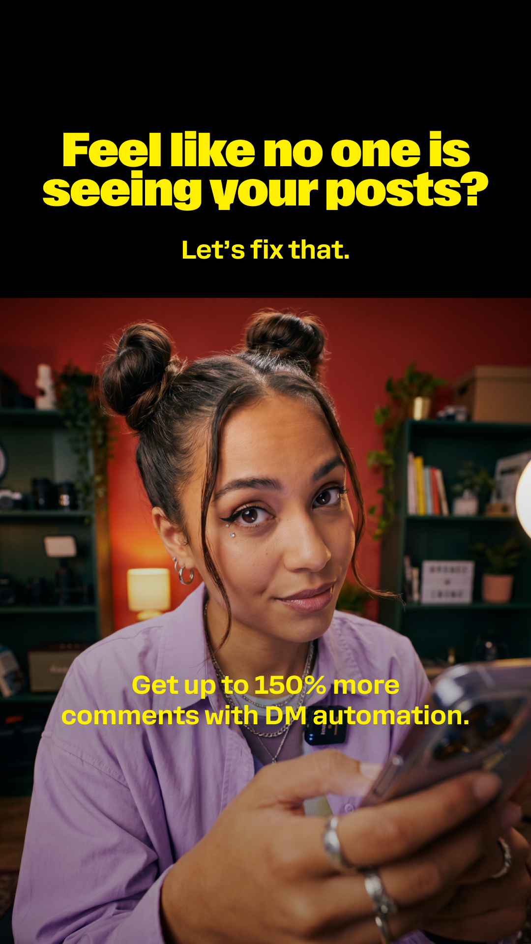Manychat Facebook ad