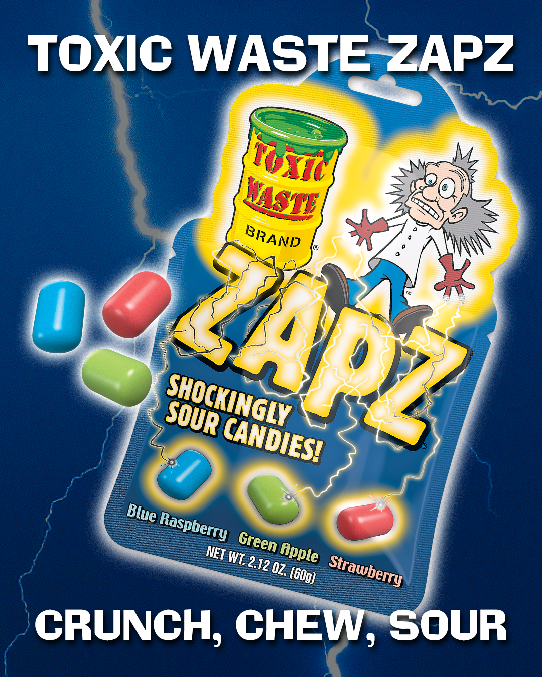 Toxic Waste Hazardously Sour Candy Facebook ad from Jul 10, 2026