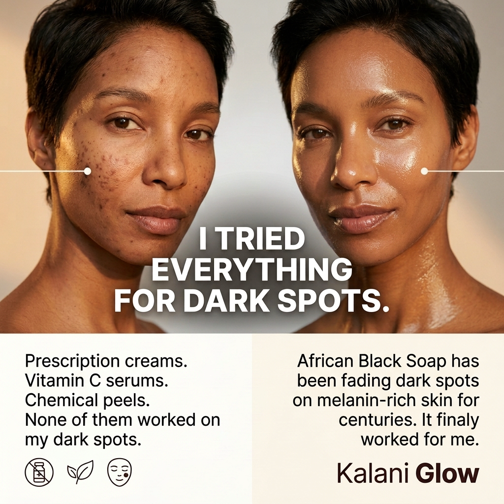 Keisha's Skin Care Journey Facebook ad