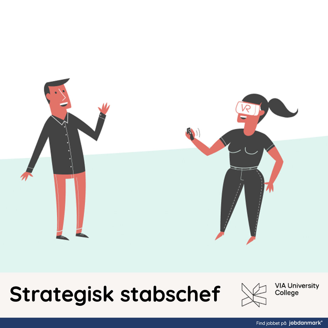 Jobdanmark Facebook ad: Strategisk stabschef hos VIA University College i Aarhus N