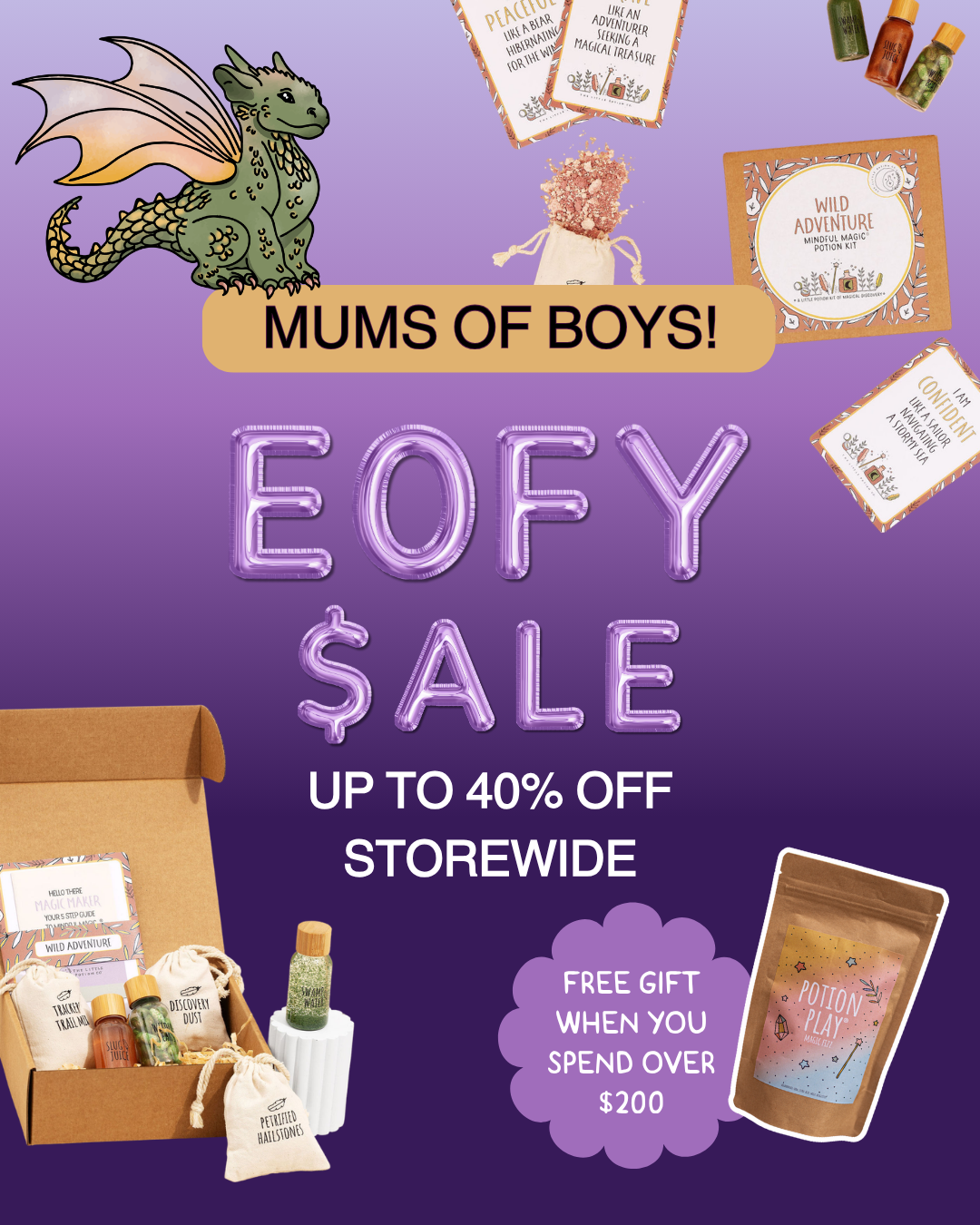 The Little Potion Co Facebook ad