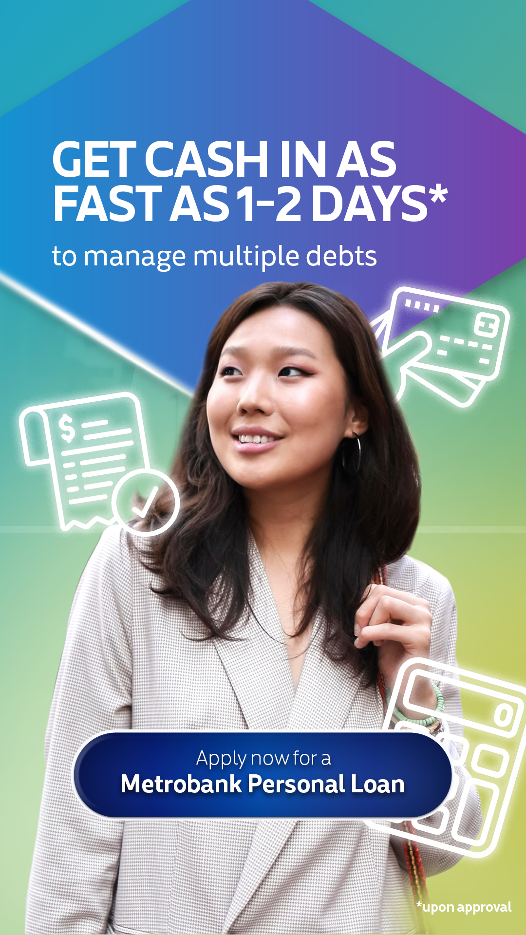 Metrobank Card Facebook ad
