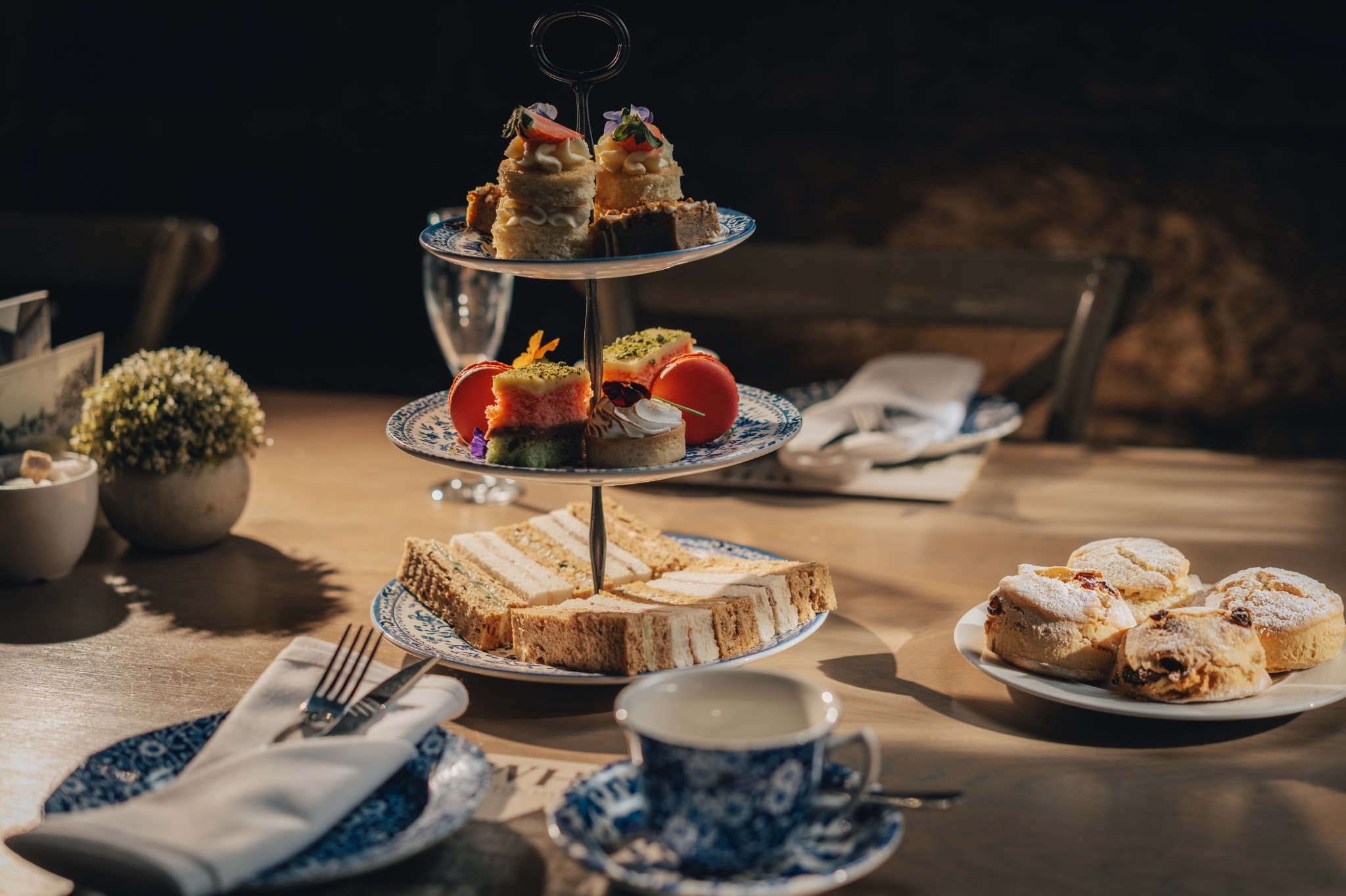 Weston Hall Facebook ad: Relax by the fire with Afternoon Tea at…