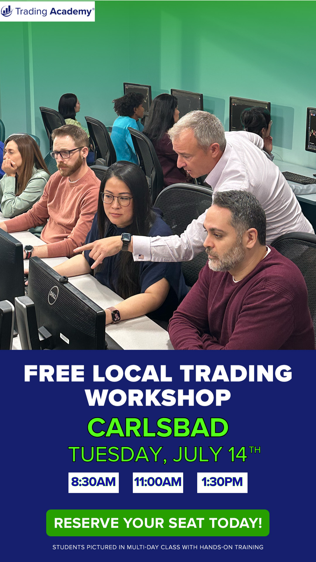 Trading Academy Facebook ad