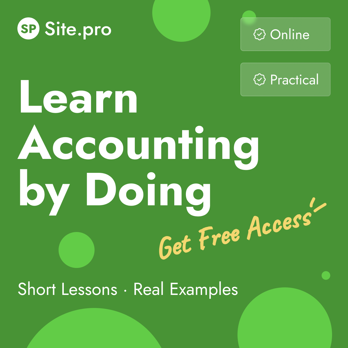 Site.pro - AI Website Builder & ERP Facebook ad: How to Do Accounting in the UAE from Scratch