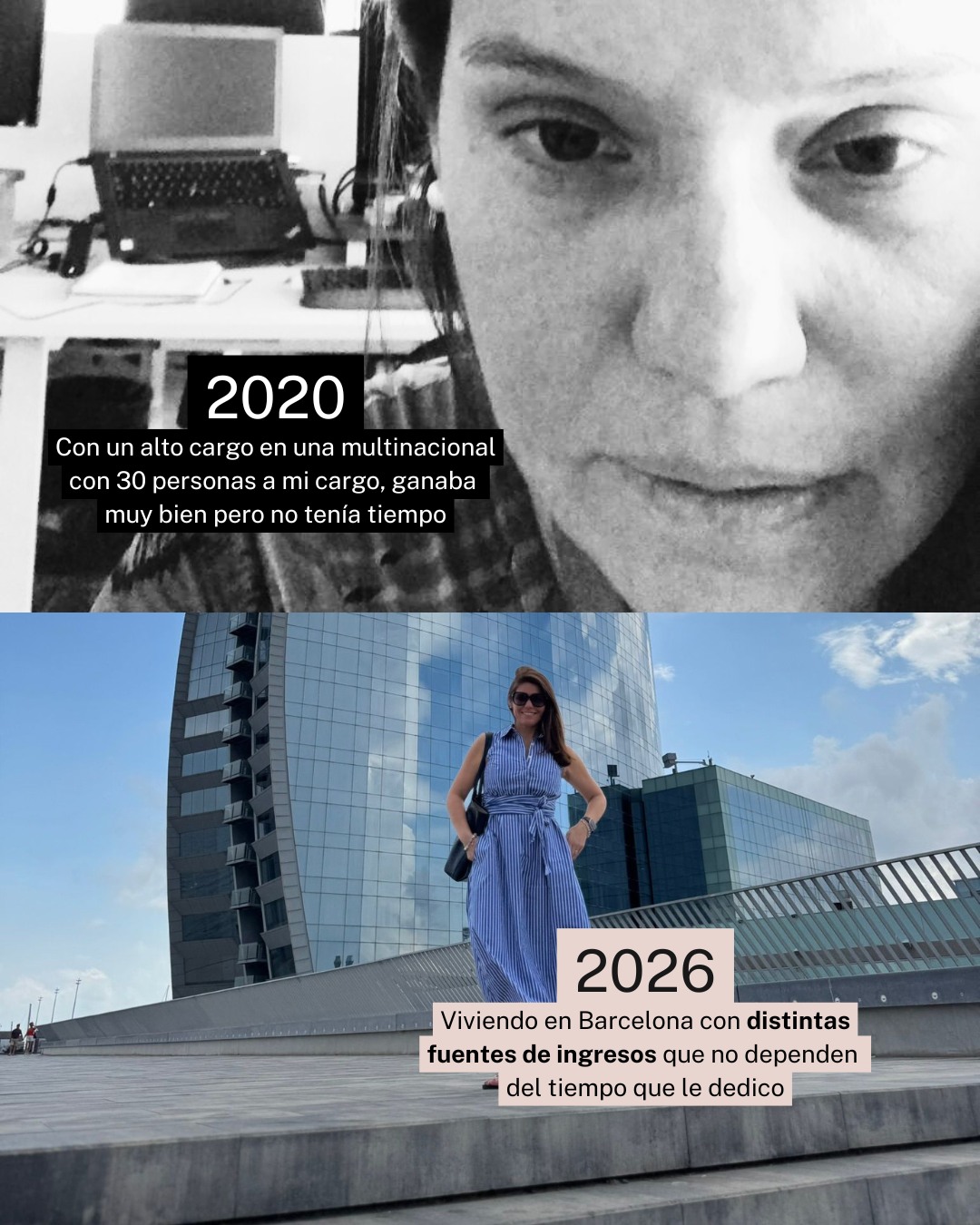Financieras Empoderadas Facebook ad: ¿Qué cambió entre ese antes y este ahora?