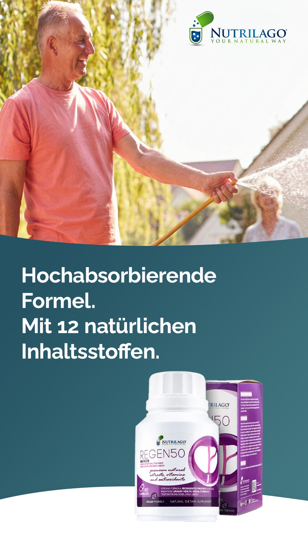 Nutrilago Deutschland Facebook ad from Jul 16, 2026
