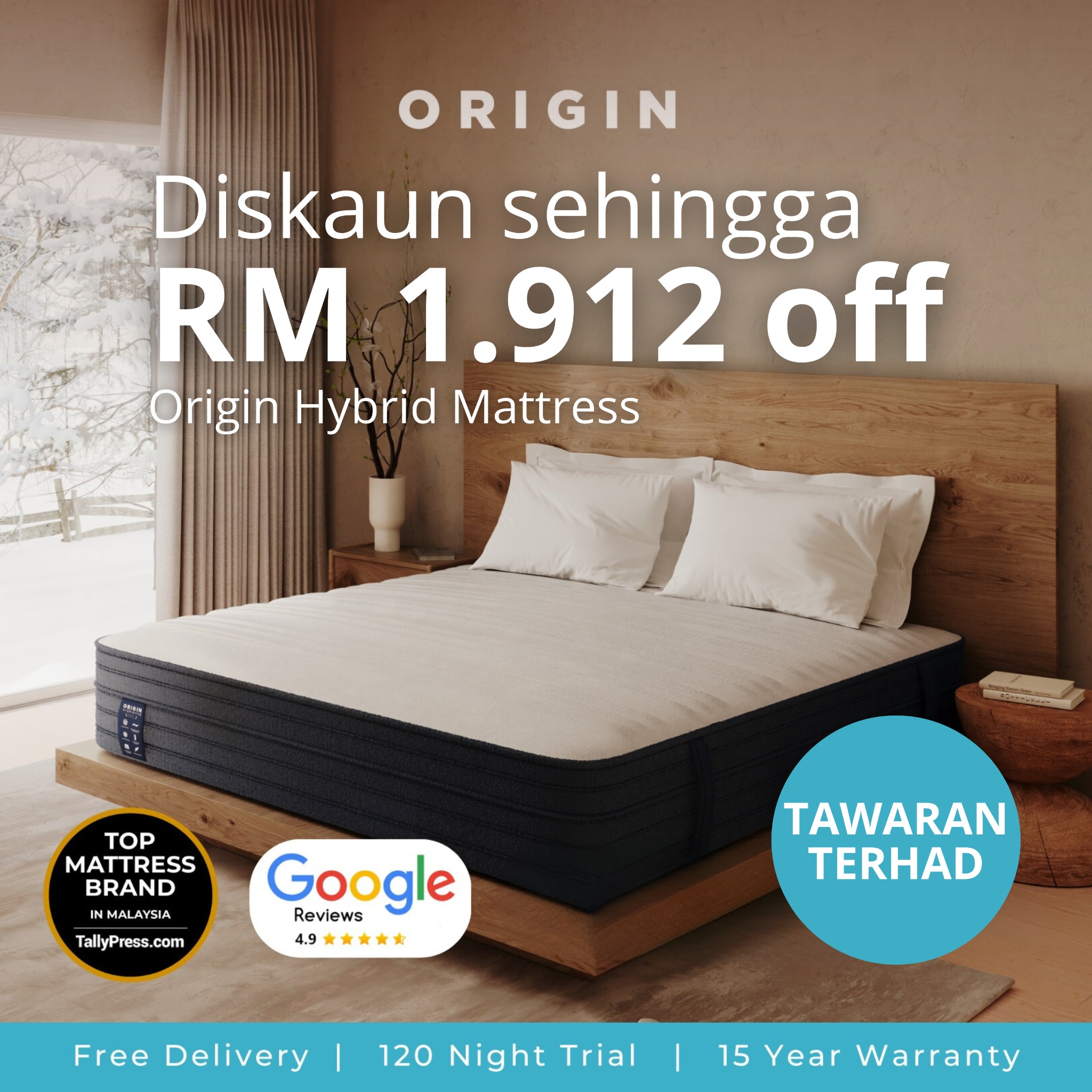 Origin Mattress Malaysia Facebook ad