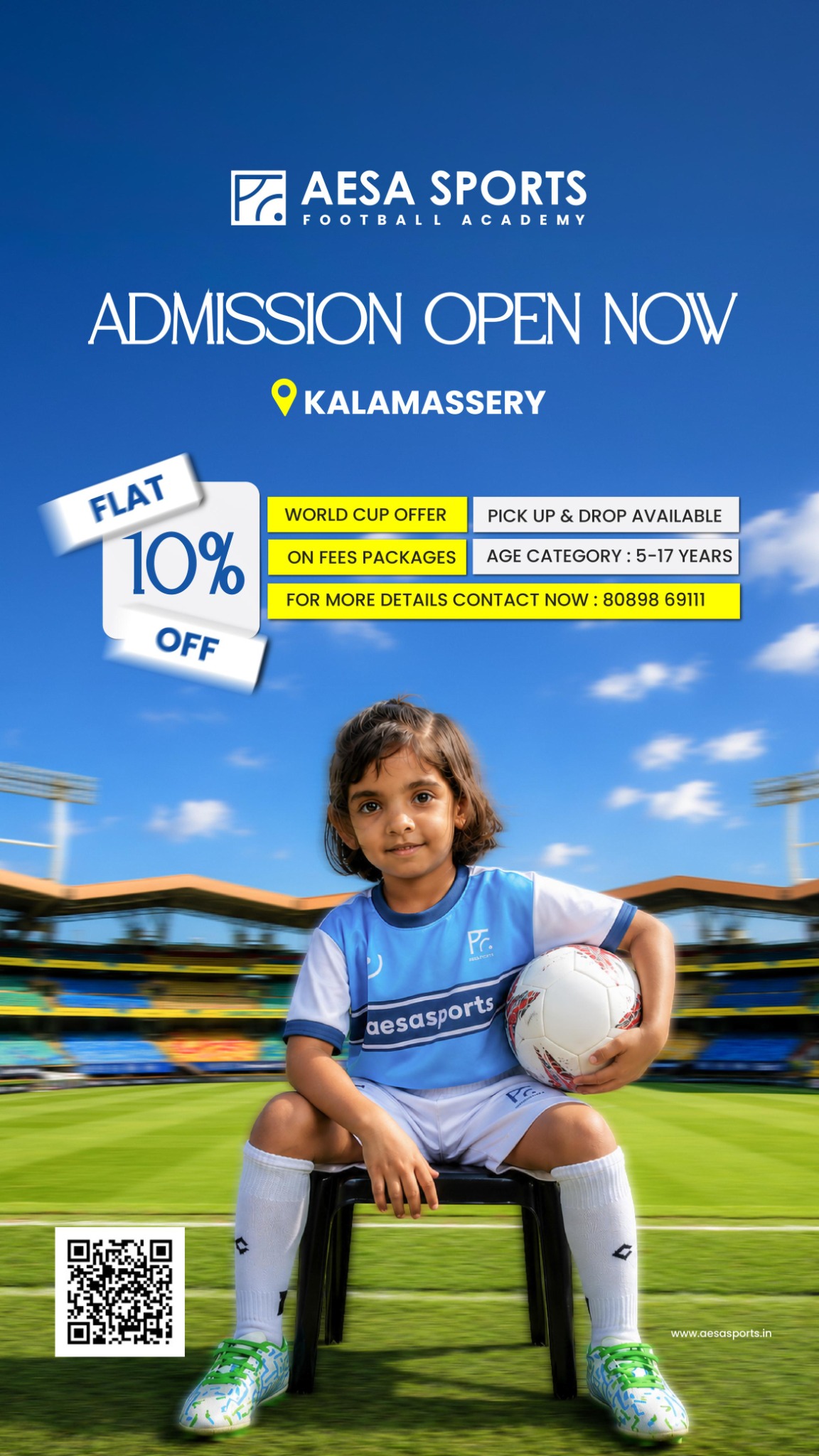 Aesa Sports Academy Facebook ad
