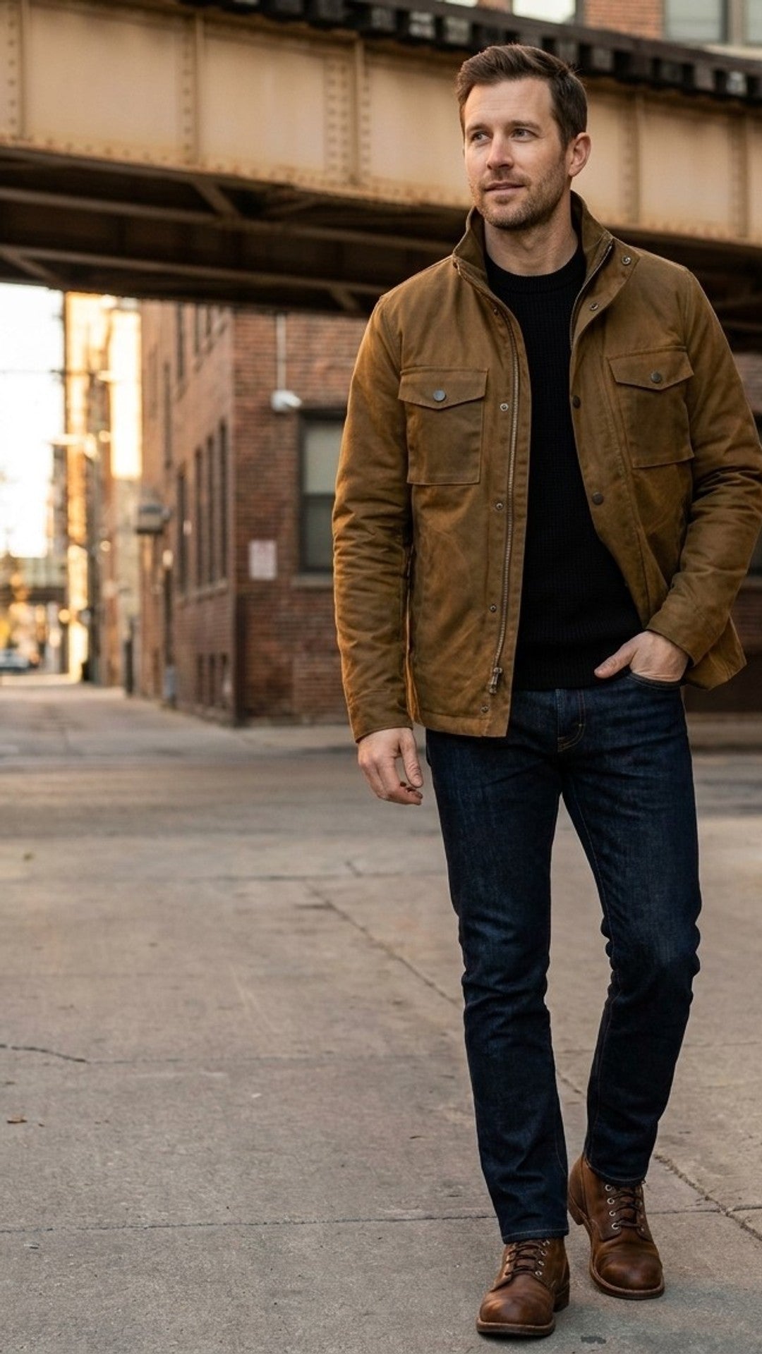 Dearborn Denim & Apparel Facebook ad: American Made. $79.