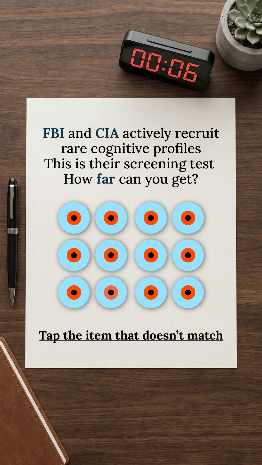 Brain Health Check Facebook ad