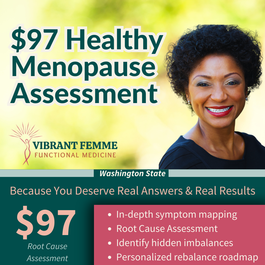Vibrant Femme Functional Medicine Facebook ad: Still Feeling Off? Find the Root Cause