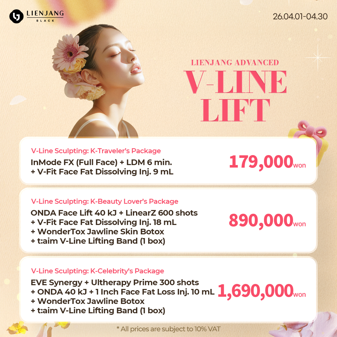 Lienjang Plastic Surgery - English Facebook ad: Enjoy premium Korean skincare and beauty treatments at…