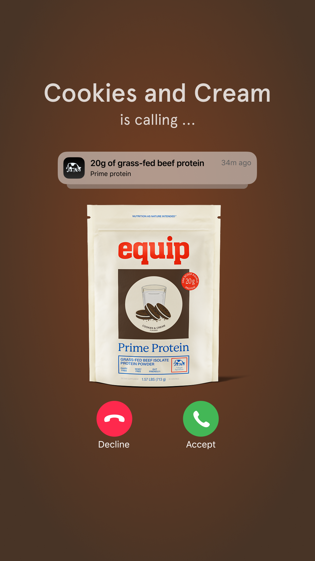 Equip Facebook ad