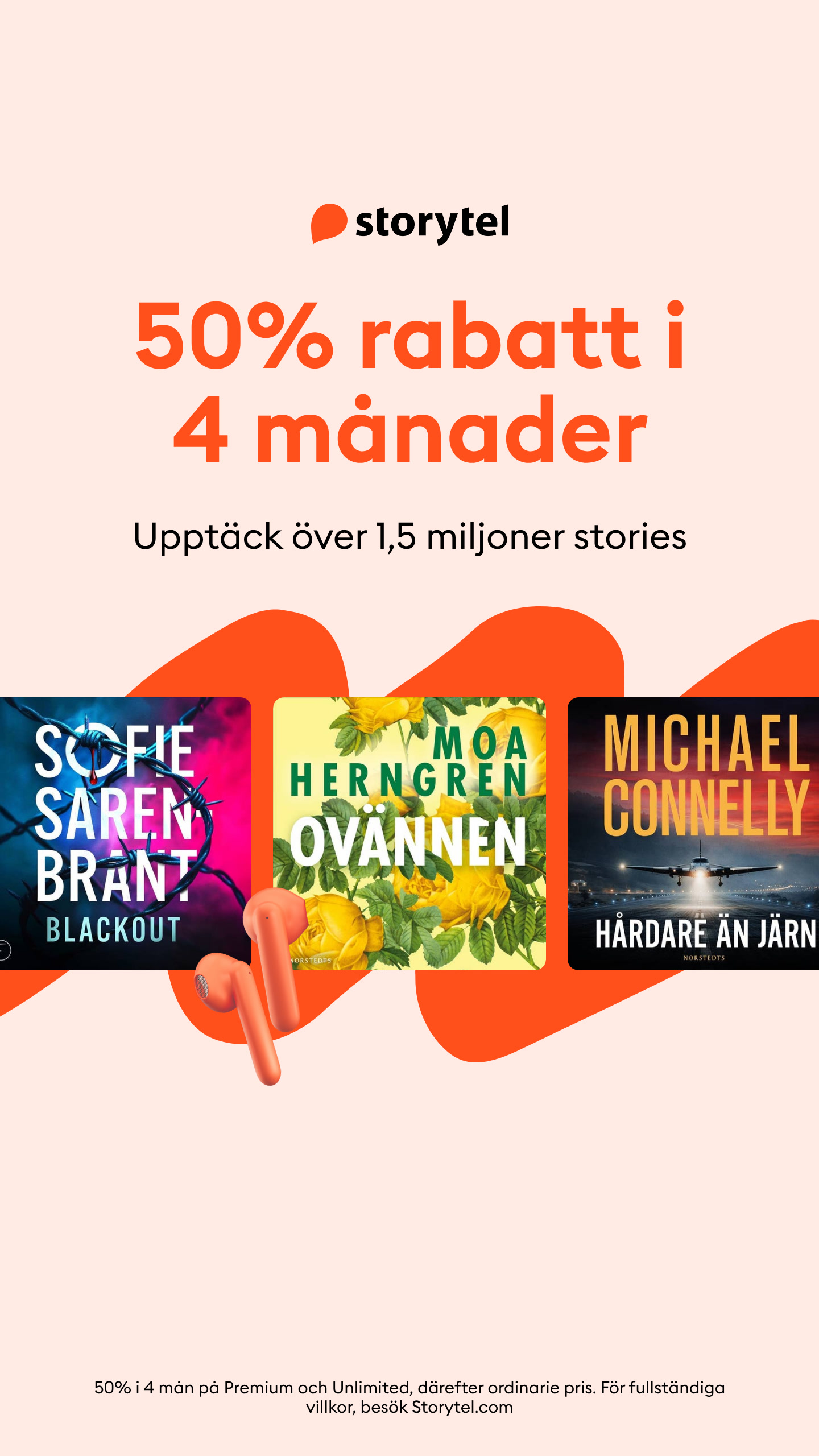 Storytel Facebook ad