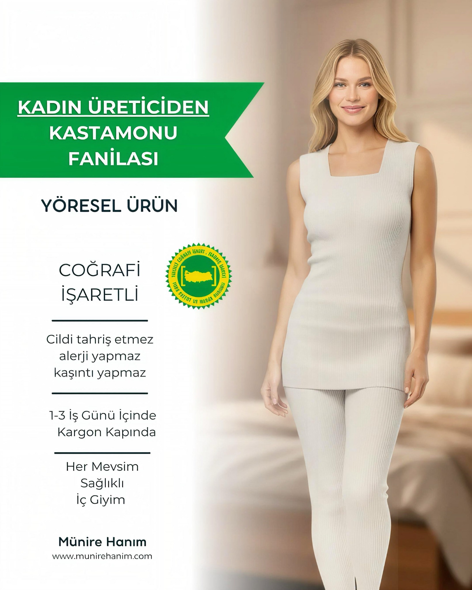 Münire Hanım Facebook ad from Mar 8, 2026