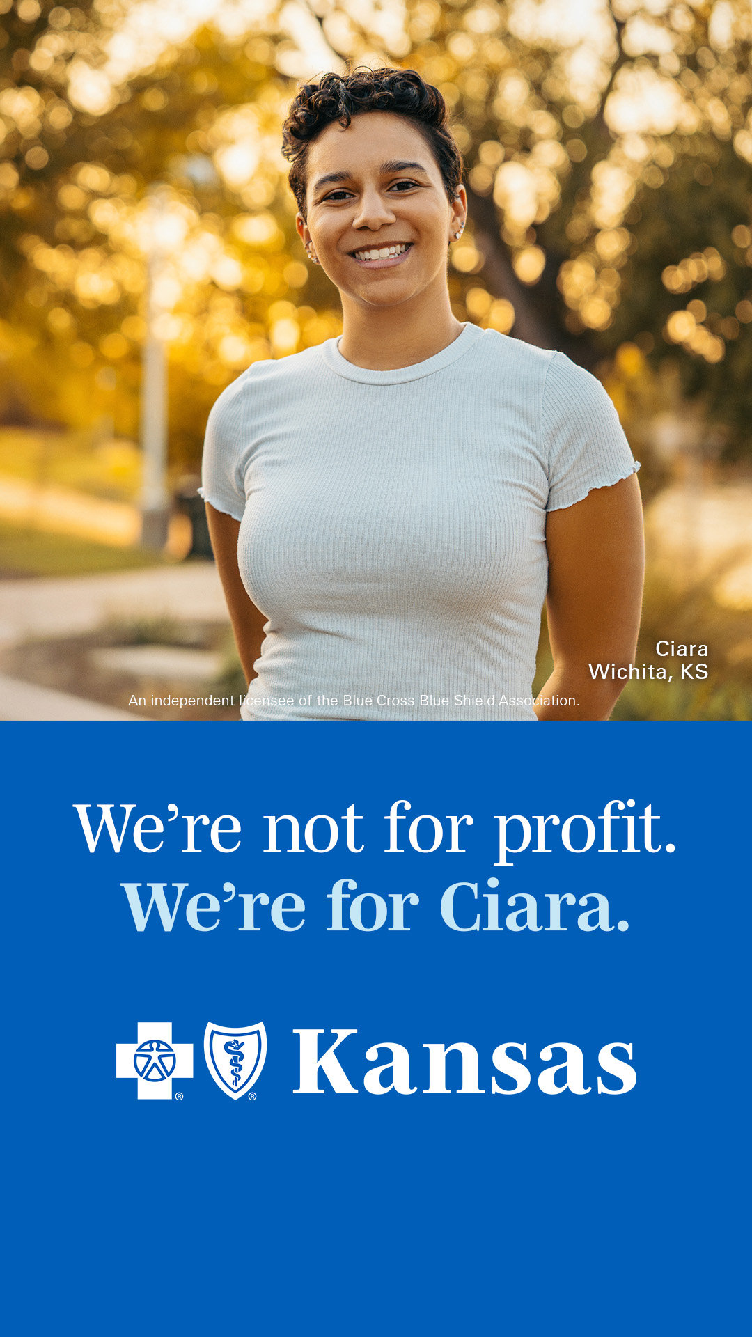 Blue Cross and Blue Shield of Kansas Facebook ad