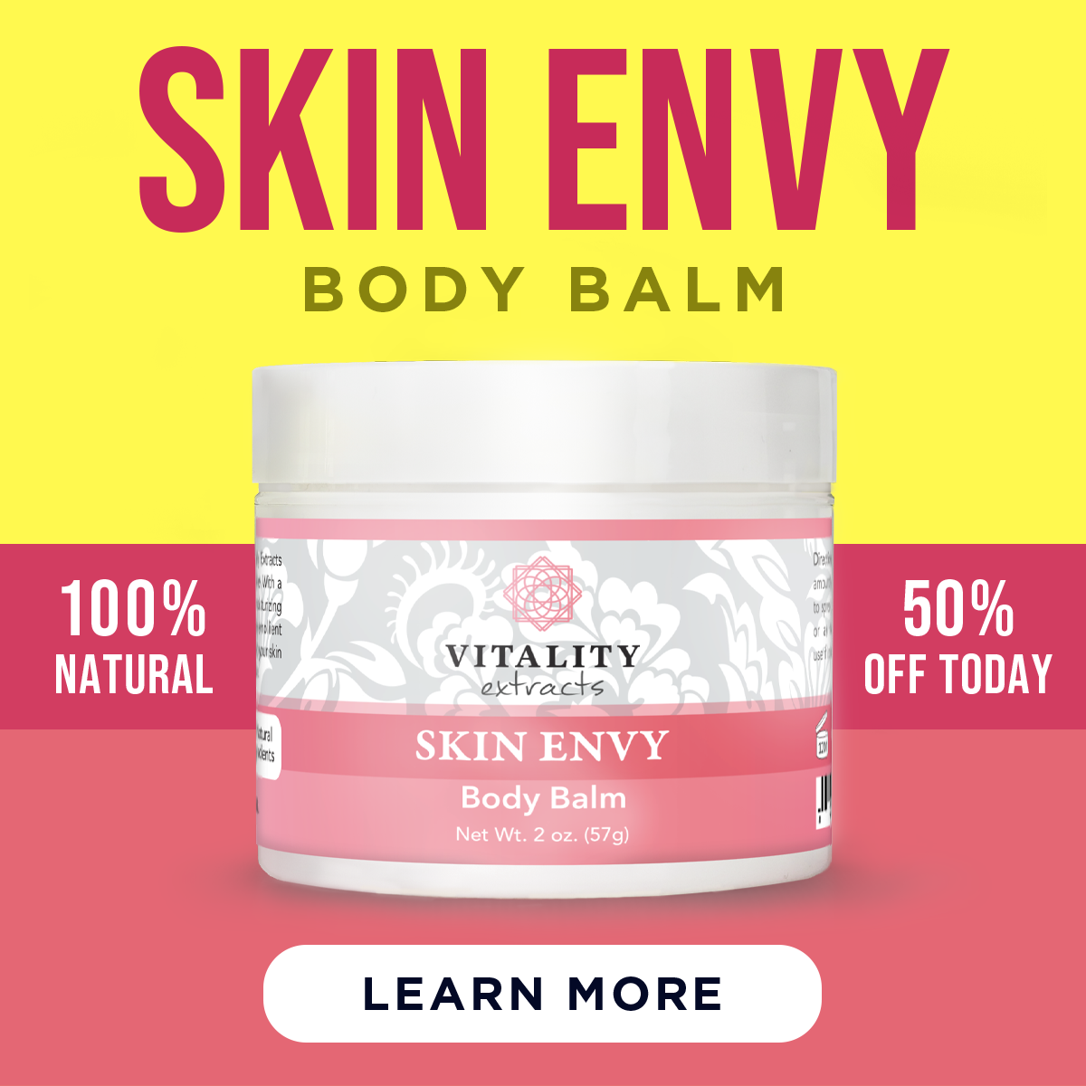 Vitality Extracts Essential Oils Facebook ad