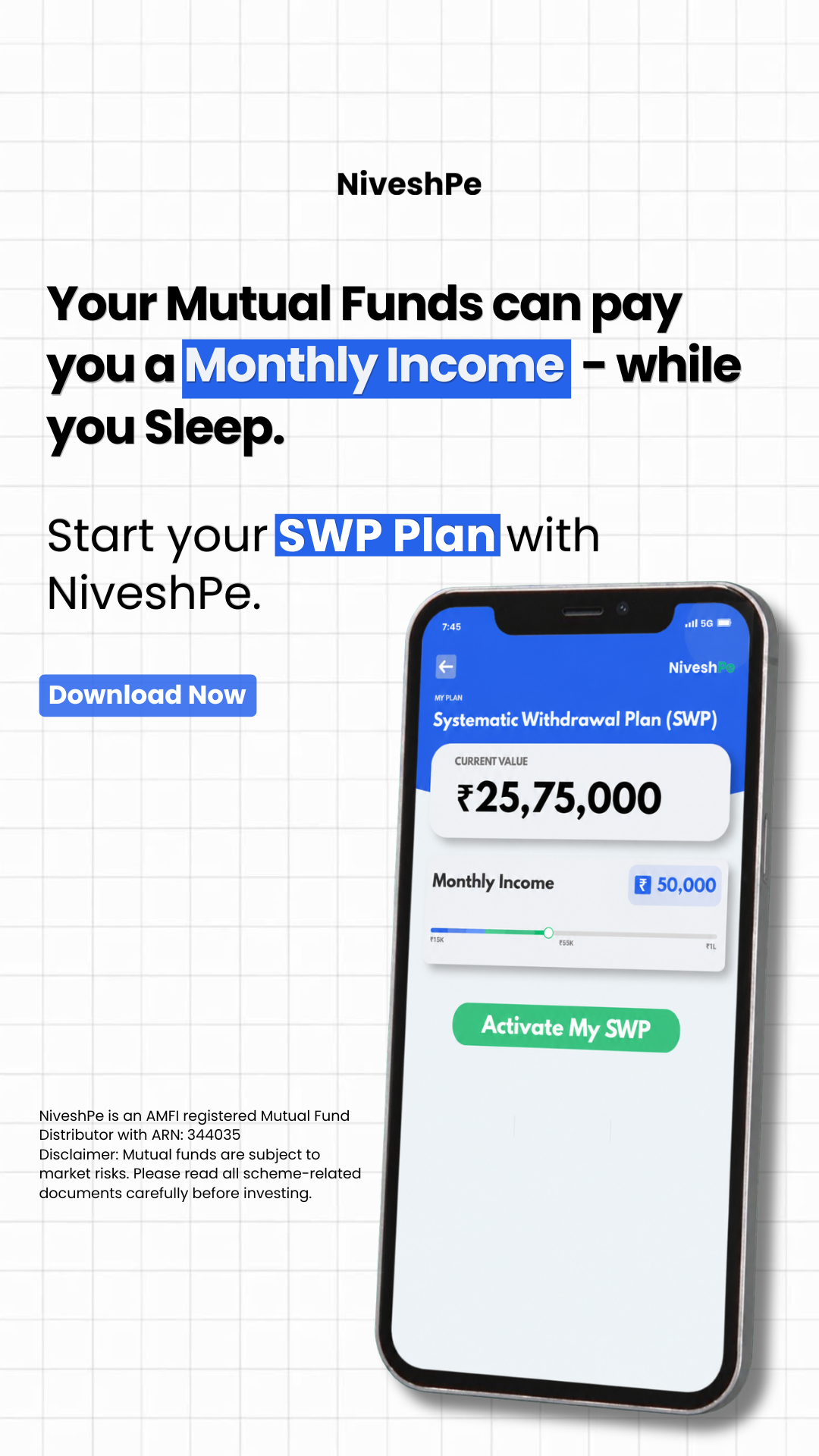 NiveshPe Facebook ad from Jul 8, 2026
