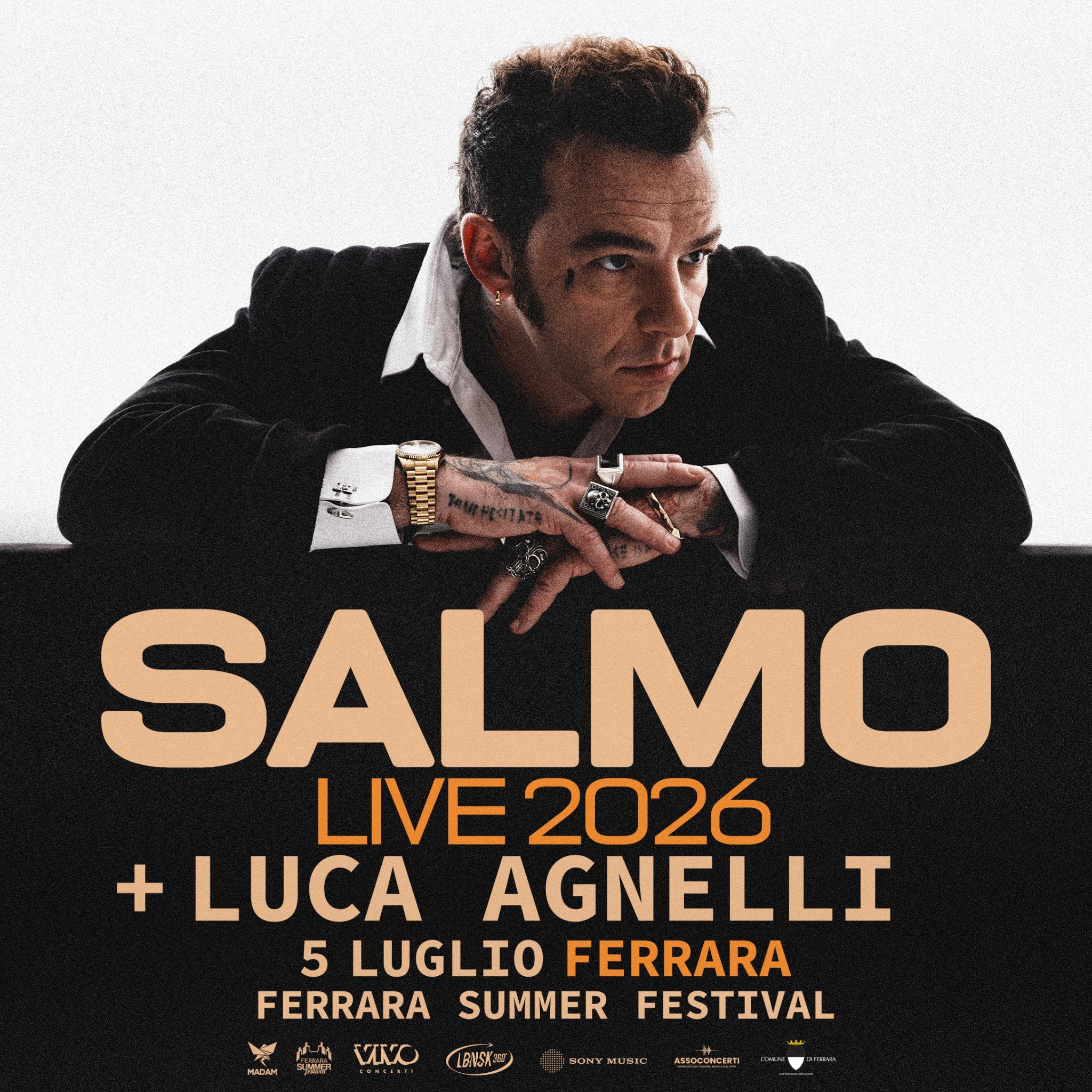 Ferrara Summer Festival Facebook ad: SALMO + Luca Agnelli