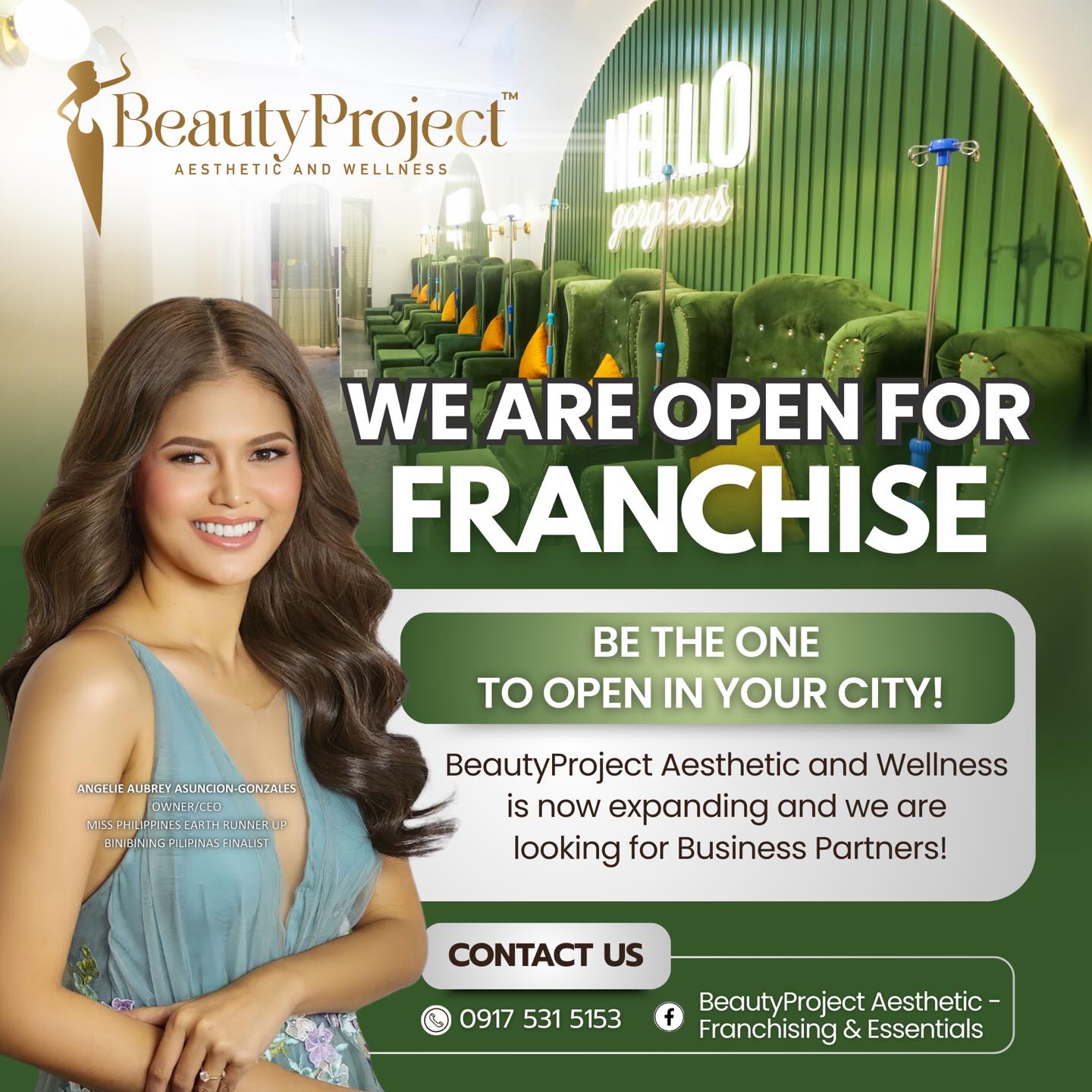 BeautyProject - Franchising & Essentials Facebook ad: Why work for a brand when you can…