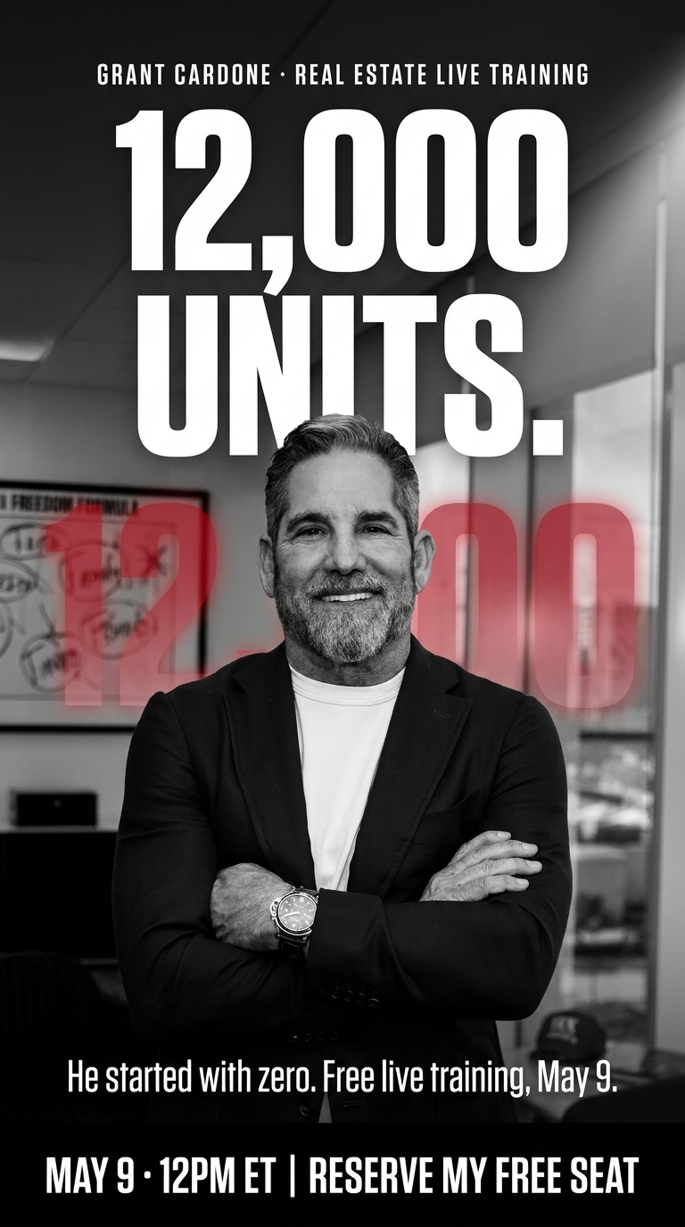 Grant Cardone Facebook ad