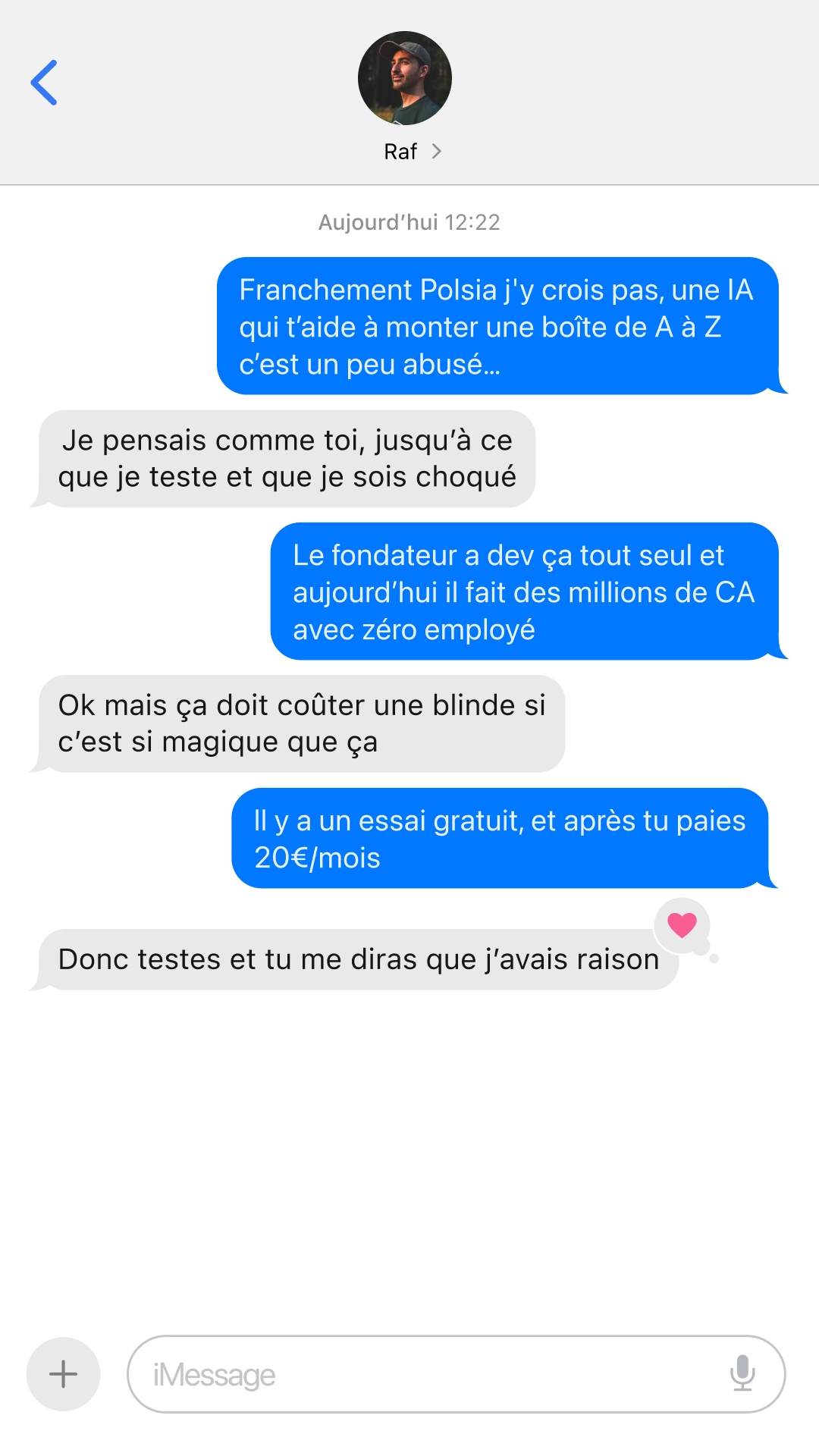 Polsia AI Facebook ad