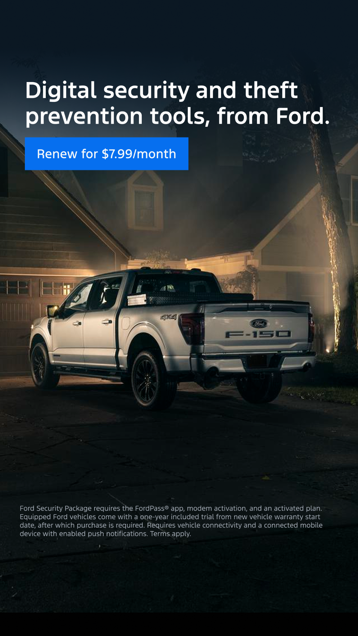 Ford Motor Company Facebook ad