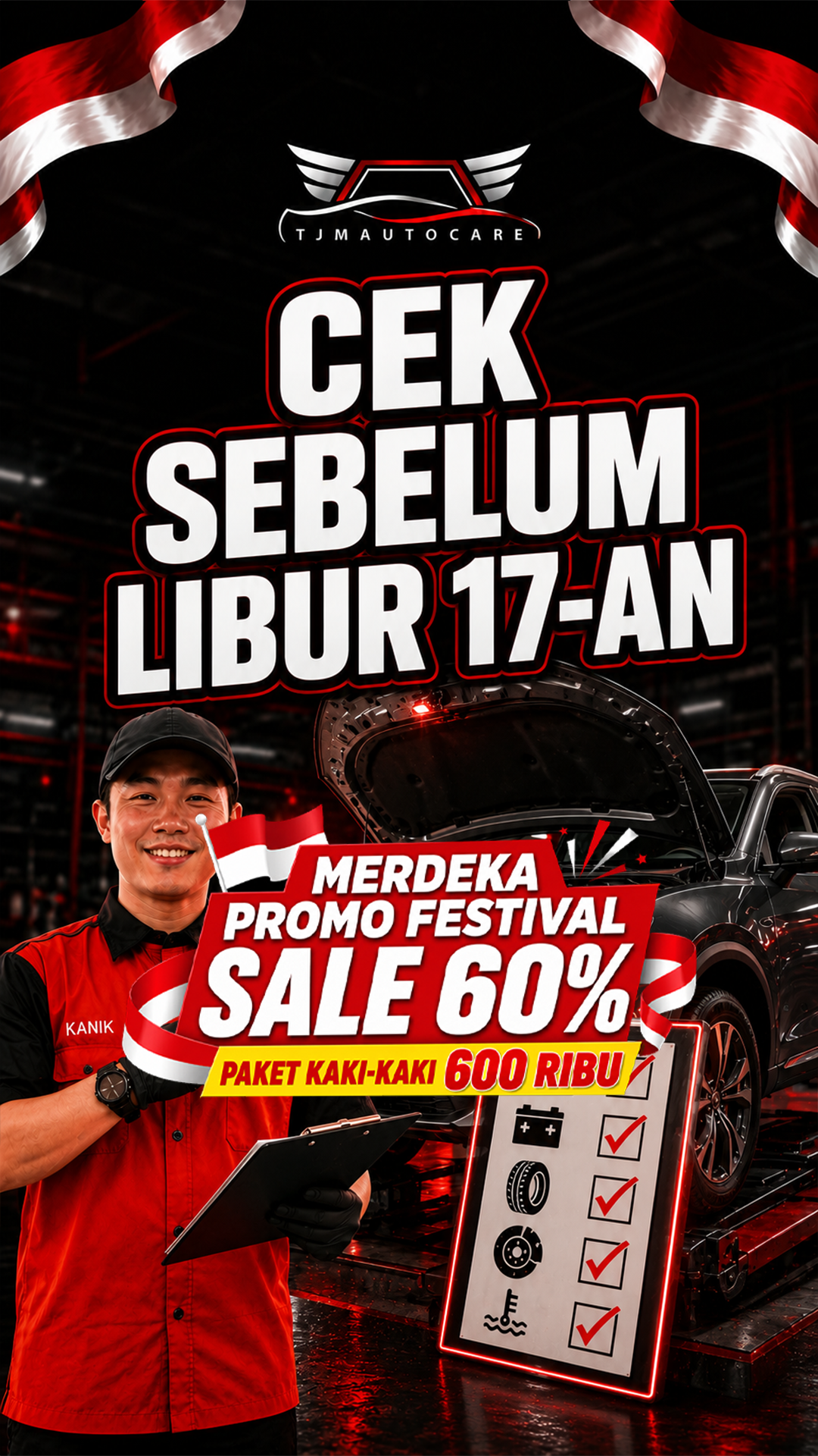 TJM AUTO CARE Facebook ad from Aug 2, 2026