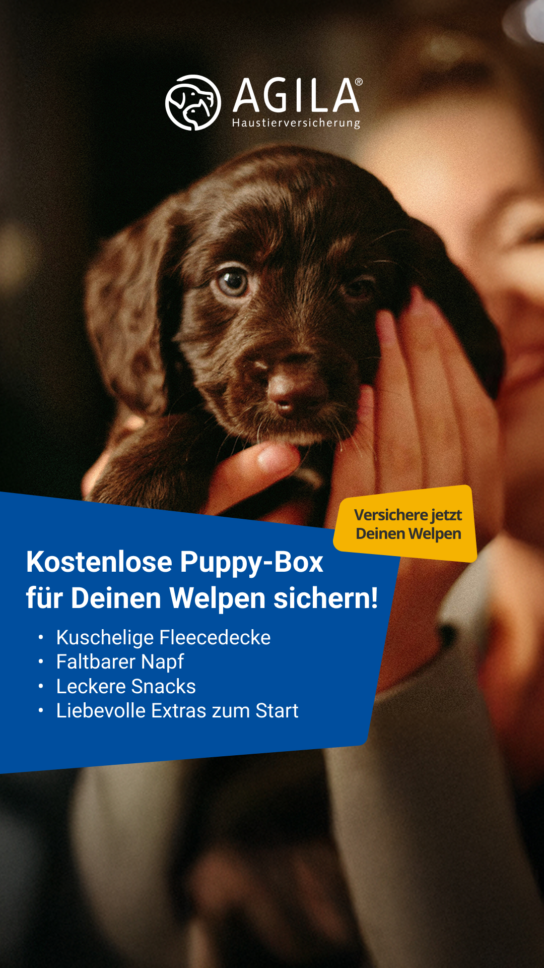 AGILA Haustierversicherung Facebook ad