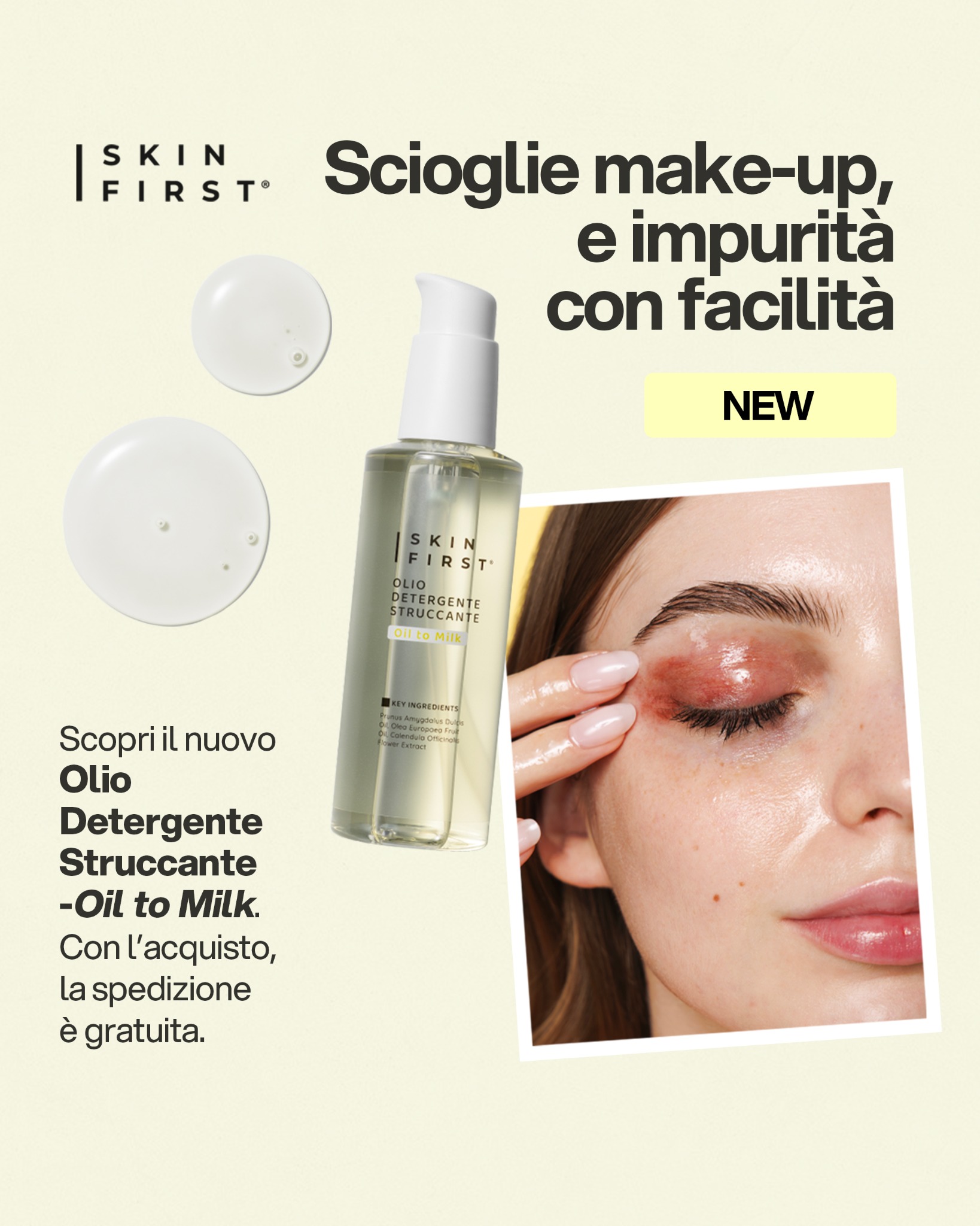 SKIN FIRST Facebook ad