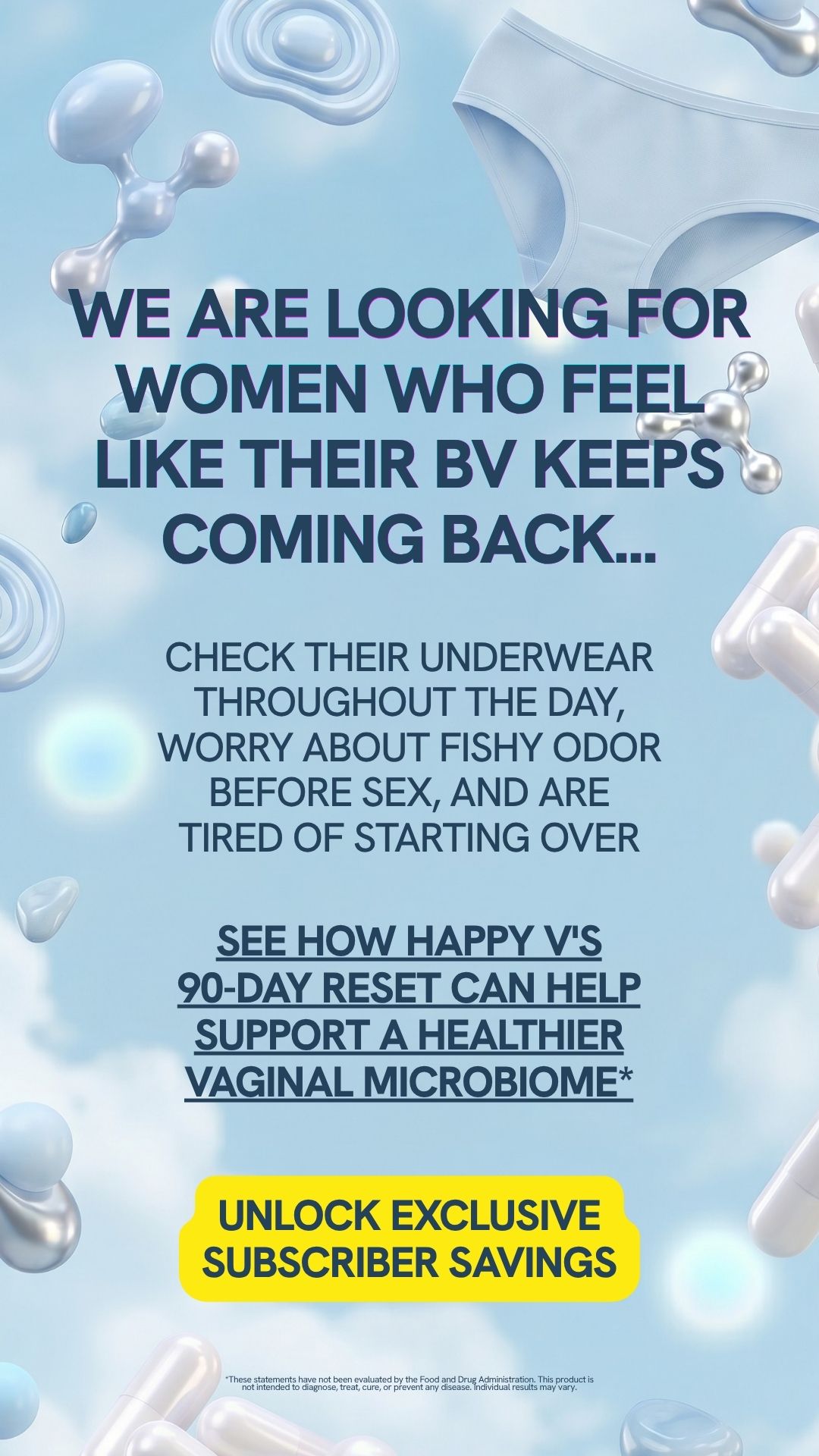 Happy V Facebook ad