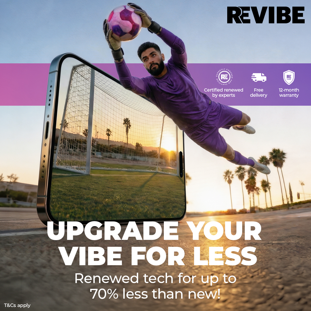 Revibe KSA Facebook ad: Revibe | Tech Differently
