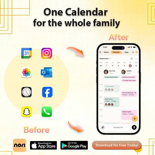 carimariesmith Facebook ad: Sync Your Family, Not Just Your Calendar.