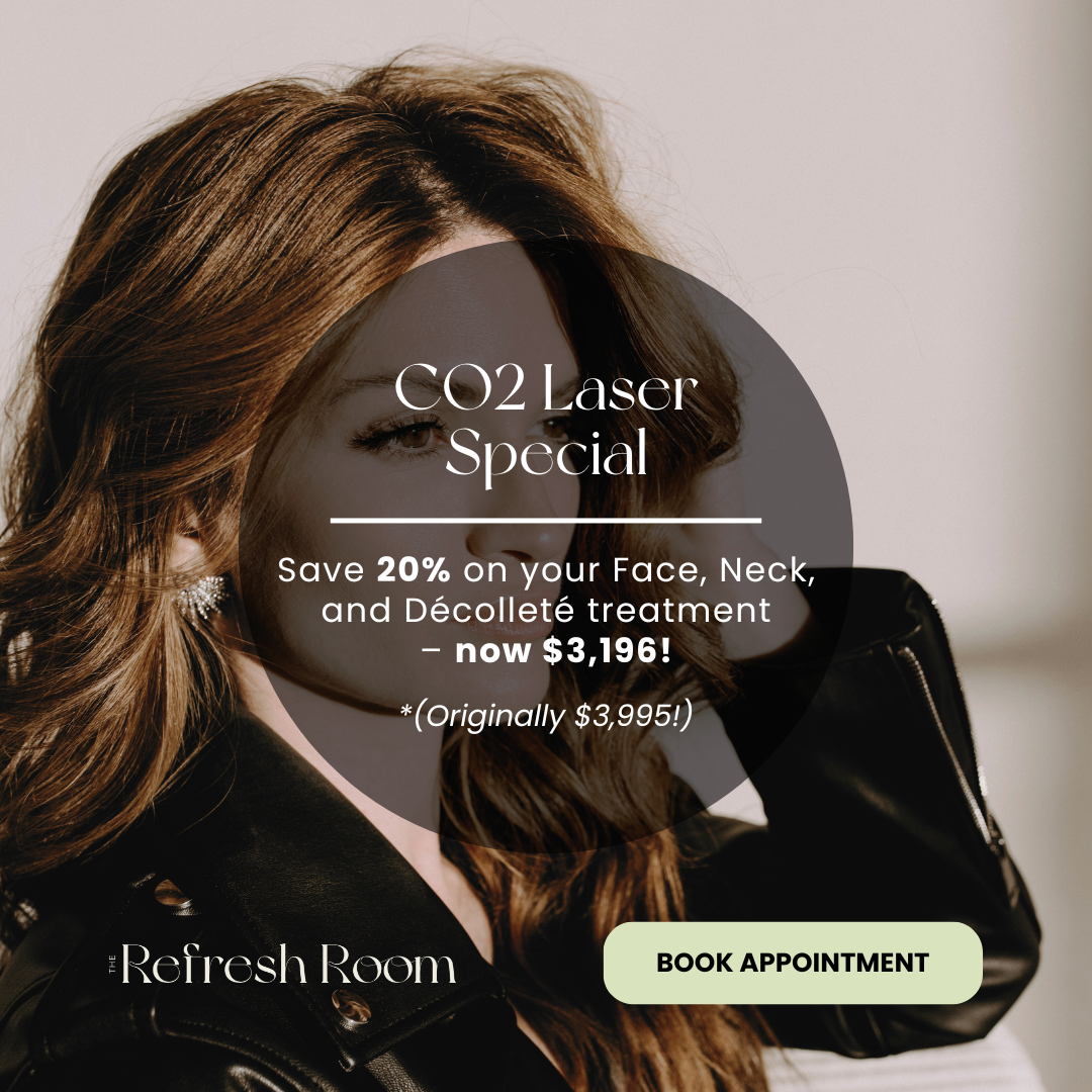 The Refresh Room Facebook ad: CO2 Laser Skin Rejuvenation, 20% OFF