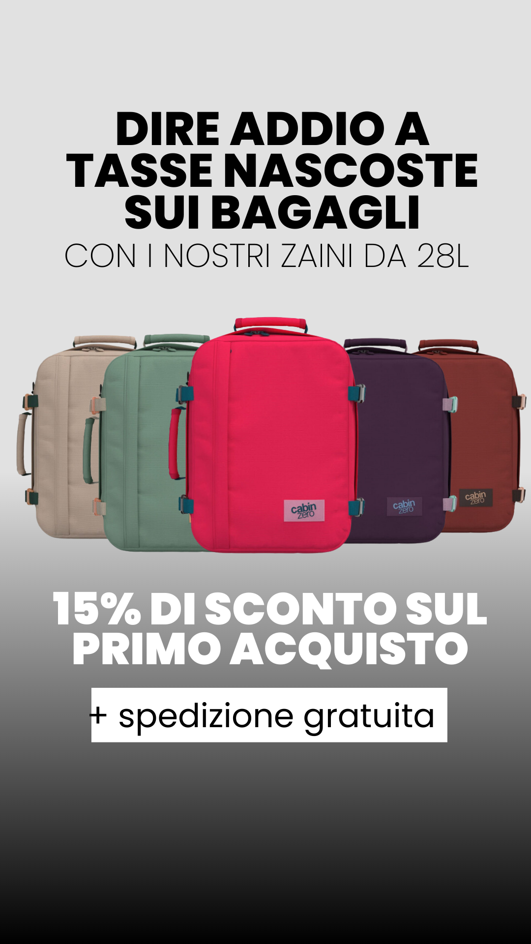 CabinZero Facebook ad
