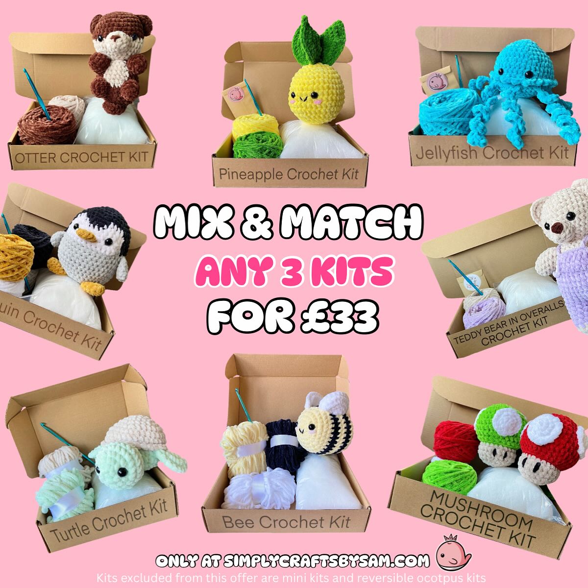 Simplycraftsbysam Facebook ad: Start your next craft project today!